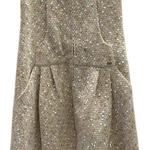 CHANEL Безрукавное платье женское бежевое - фото 4