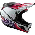 Велосипедный шлем D4 Carbon Mips Troy Lee Designs, Drip White - фото