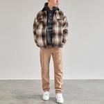 REPRESENT Бархатная куртка мужская коричневая, Brown - фото 4