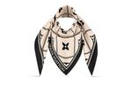 Женский шелковый шарф Louis Vuitton, кремовый - фото 2