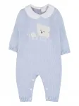 Ромпер с аппликацией Nanan, синий - фото