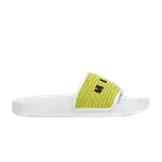 Кроссовки Marni Slide 'Braided Raffia - White Green', белый - фото