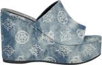 Guess womens Yenise, Denim Blue 420 - фото 5