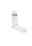 Носки мужские Icon с логотипом бренда, белый - фото 2