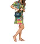 Мини-пляжная сумка в голубом цвете Terre Rouge - фото 3