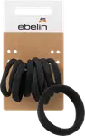 Резинки для волос маленькие черные 9 шт. ebelin - фото