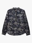 Рюшечная блузка из ткани туаль Joules, Navy/Multi - фото 2