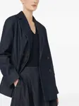 Двубортный джинсовый блейзер Sara 'S Max Mara, синий - фото 4