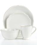 Французский набор посуды Perle, 4 предмета Lenox, WHITE - фото