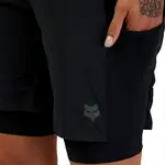 Шорты с нагрудником Fox Racing Flexair Ascent, серый - фото 8