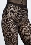 Тайтсы LASCANA PETITE FLEUR GOLD BODYSTOCKING KNEE, Black - фото 3