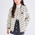 Детская пуховая куртка MLB, Ecru - фото 3