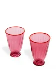 Набор rainbow из двух стаканов, 8 см, La Doublej, красный - фото 2
