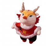 Китайский стиль плюшевая игрушка дракон высота 28см V&A Morris - фото 7