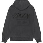 Модерн эйдж худи с молнией пигментной окраски Stussy, белый - фото 6