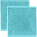 Мини-полотенца Erwin Müller 2er-Pack 155415, 30x1x30 см, бирюзовый - фото