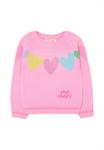 Джемпер OVS REGULAR FIT PULLOVER WITH HEART MOTIFS, Yellow/Pink/Light Pink - фото
