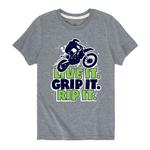 Футболка Live It Grip It Rip It для мальчиков 8–20 лет с рисунком Licensed Character, серый - фото