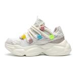 Кроссовки ORD Chunky Sneakers Unisex Low-top White/Green, бежевый - фото 3