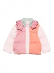 Пуховик с капюшоном Stella Mccartney Kids, розовый - фото