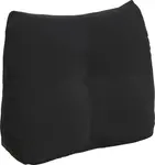 Подушка для спины , черная, 60 x 24 x 50 см, бархат vidaXL - фото