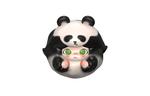 Dimoo Panda Rolling трендовая фигурка 10cm POP MART - фото