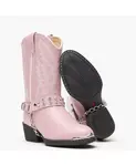 Детские ботинки в стиле вестерн со стразами Lil' Pink Durango, розовый - фото 2
