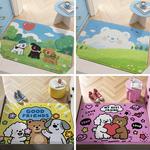 Dajiang Ковер 60x90 см для прихожей, нескользящий, с рисунком "медвежьи облака" - фото 5