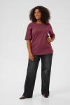Рубашка KAFFE CURVE KCMina, бордовый - фото 3