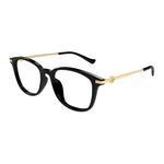 GUCCI Очки квадратной формы, Black/Gold - фото 3