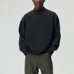 KITH Свитшот мужской черный водолазка Moderate - фото 4