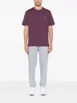 Футболка с вышитым логотипом Brunello Cucinelli, фиолетовый - фото 2