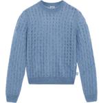 Джемпер из мохера LOEWE, голубой - фото