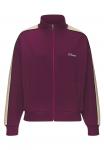 Толстовка s.Oliver Zip-up sweatshirt, Dunkelrot/Dark Red - фото