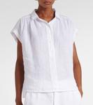 Льняной топ Elowen Velvet, белый - фото 5