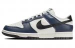 Кроссовки Nike Dunk Low Armory Navy Women's, белый/синий - фото