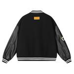 A chock Бейсбольная куртка унисекс, Черный - фото 4