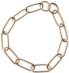 Ошейник-чок с длинным звеном HS Sprenger Cuorogan 71 см х 4 мм HS Sprenger, цвет золоченый - фото 2