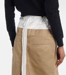 Макси-юбка с эффектом trompe l'œil Maison Margiela, кэмел - фото 5