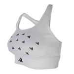 Спортивный бюстгальтер adidas Powerreact Medium, белый - фото 2