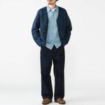 Мужской свитер Beams, оливковый - фото 7