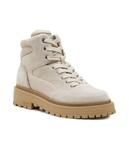 Ботинки женские Liu Jo кожаные на шнуровке, бежевый - фото