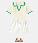 Хлопковый свитер Elanita Bonpoint, Vert - фото 2