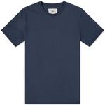 Футболка Folk Contrast Sleeve, темно-синий - фото