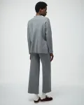 Широкие длинные брюки Sfera, серый - фото 3