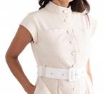 Мариновое мини-платье в цвете булыжник S'edge, Cobblestone - фото 4