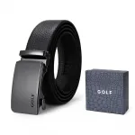 GOLF Кожаный ремень мужской, Black (Gift Box Included) - фото 5
