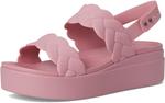 Сандалии Crocs Brooklyn Woven Low Wedge, цвет Rosett Woven - фото 7