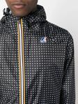 Куртка на молнии с узором в горох K-Way, черный - фото 6