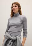 Топ PIOMBO LONG-SLEEVE TOP, Grey Marl/Grey - фото 3
